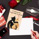 12 x Missonemi Cute Anniversary Card & Gifts for Women Men Husband Wife Boyfriend Girlfriend, Cats Valentines Day Card, Funny Valentines Day Gifts for Him Her