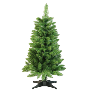 Small Christmas Tree 4FT Artificial Desktop Xmas Tree for Holiday Decor 160 Branch Tips, Green