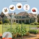 VEVOR Crop Cage, 9.5 x 6.36 x 6.36 ft Plant Protection Tent with Zippered Door, Wind-Resistant Tall Crop Cage, Easy to Install, Outdoor Raised Bed Cover, Tomato Plant Netting for Garden Patio Lawn