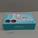 NETVUE Peekababy Baby Camera with Wireless Audio, Adjustable Crib Mount Monitor, Works via 2.4GHz Wi-Fi for Wide Coverage & Stable Connection, Smart App, Two-Way Talk, No Screen (White)