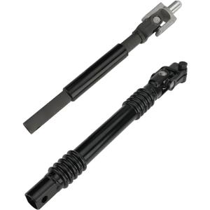 Upper & Lower Intermediate Steering Shaft Column Compatible with 1999-2006 Chevy Silverado Avalanche Suburban GMC Sierra Cadillac Escalade Yukon Replace OE# 25958109 19329330 425-179 425-176