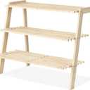 Whitmor 3-Tier Wood Shoe Shelves