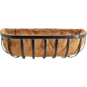 Arcadia Garden Products 1529 Solstice Series Wall Trough Planter, 24-Inch