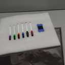 Dry Erase Magnetic Calendar for Refrigerator - Monthly Planner Magnet Whiteboard for Fridge Wall Door - Shopping, Meal/Menu, to Do List, Family Schedule Planning Board with 6 Markers - Black