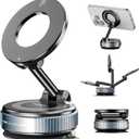 MUSEL Car Phone Holder for MagSafe [88LBS Strong Suction & 24 N55 Magnets] 360 Adjustable Car Phone Mount, Phone Holders for Your Car for iPhone & Android