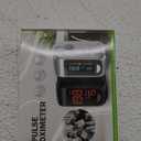 Fingertip Pulse Oximeter Blood Oxygen Monitor Pulse Ox, Heart Rate and Fast Spo2 Reading Oxygen Meter with OLED Screen Included Batteries and Lanyard (black)