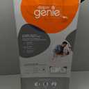 Diaper Genie Platinum Pail (Lilly White) is Made of Durable Stainless Steel and Includes 1 Easy Roll Refill with 18 Bags That can Last up to 5 Months.