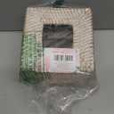 Rattan Tissue Box Cover Square, Hand Woven Wicker Tissue Holder, 5.5 x 5.5 X 5.7 inch, Whitewash