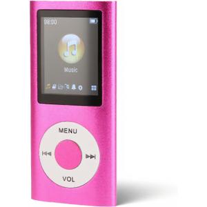 MP3 Player, Digital Music Player, Lossless Music Player with Slim Classic Digital LCD 1.8 Screen, Mini USB Port, Bluetooth & Metal Body for Students Running, Walking