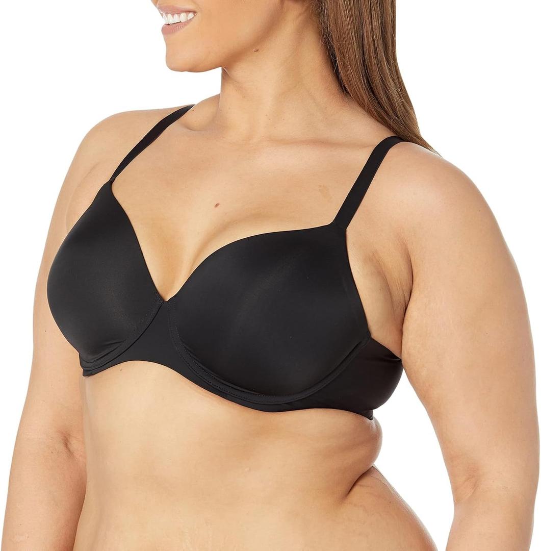 Natori Women's Eco Full Fit Contour Underwire (32B, Black)