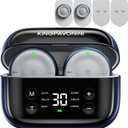 KingPavonini Wireless TENS Unit Muscle Stimulator for Pain Relief Therapy, 2 Units Dual-Channel TENS Machine, 30 Intensities, Pocket-Sized TENS Device for Sciatica Back Pain, Charging Case, Model U13