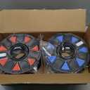 Creality 3D Printer Filament 1.75mm 4KG, PLA Filament Bulk +/- 0.02mm, 4 Pack 1kg Spool(2.2lbs) 3D Printing Filament Fits for Most FDM 3D Printers, Black White Blue Red