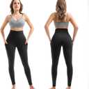 SINOPHANT 3 Pack Leggings for Women - High Waisted Buttery Soft Yoga Pants for Workout Athletic Sports (Black, XXL)