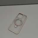 TORRAS Desert Titanium for iPhone 16 Pro Max Case, [Military Grade Drop Tested][Fit for MagSafe] [Built-in Stand] Translucent Slim Soft Edge Case for iPhone 16 Pro Max 6.9" 2024, Rose Gold