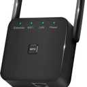 2025 Fastest WiFi Extender, WiFi Repeater, WiFi Booster, Covers Up to 10000 Sq.ft and 80 Devices, Internet Booster - with Ethernet Port, Quick Setup, Home Wireless Signal Booster