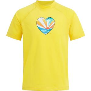Kanu Surf Girls' Karlie Rash Guard UPF 50+ Sun Protection Short Sleeve Swim Shirt (12)