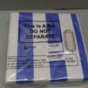 6 Pcs 11 Inch Fabric Storage Cubes with Metal Handle Back to School Classroom Supplies Navy Blue Striped Style Collapsible Bins Organizer for School Nursery Shelves Clothes Gift