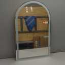 STARLEAD 32"x20" Arched LED Bathroom Mirror with Bluetooth Speaker, Dimmable Lighting, 3 Color Temperature, Anti-Fog, Touch Control Wall Mounted Vanity Mirror