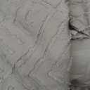 Andency Oversized Queen Size Comforter Set with Sheets Light Grey - 7 Pieces Bed in a Bag Oversized Queen Boho Tufted Lightweight Bedding Sets with Comforter, Sheets, Pillowcases & Shams