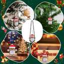 Christmas Crochet Doll Gingerbread Keychain Gingerbread Christmas Gift Positive Doll with Positive Card Box, Stocking Stuffer Delightful Birthday Gift for Women Family Friends