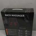 Neck and Back Massager for Pain Relief Deep Tissue with Heat, Shiatsu Shoulder Massager with Bi-Directional Rotating Head for Neck, Back, Shoulders, and Legs (Black)