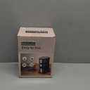 4-5 Cups Drip Coffee Maker, Coffee Pot Machine Permanent Coffee Filter, Mini,20Oz Electric Coffee Maker,650W Black and Stainless Steel