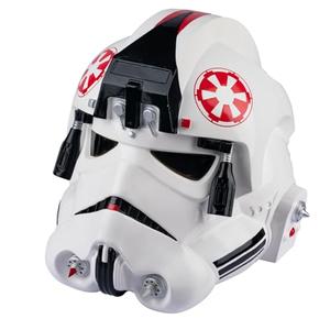 Evere AT Pilot Helmet Deluxe Full Head Helmet for Cosplay Props Halloween Collectible Home Decoration