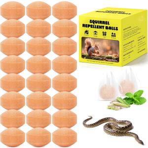 24 Pack Natural Snake Repellent, Snake Repellent for Outdoor Yard Garden House | Long-Lasting Protection | Safe for Dogs and Children