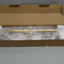 Joossnwell Battery Operated Picture Light for Wall Rechargeable Art Lighting for Paintings Wireless 23.62Inch Picture Frame Light with Remote Dimmable Gallery Light Brass for Library Artwork Museum