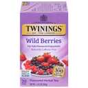 Twinings Wild Berries Herbal Tea Individually Wrapped Bags, 20 Count (Pack of 1), Full-Flavoured, Naturally Caffeine-Free, Enjoy Hot or Iced, 20 Teabags (EXP 11/02/28)