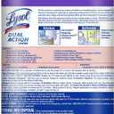 Lysol Dual Action Disinfectant Wipes, Multi-Surface Antibacterial Scrubbing Wipes, Dorm Room Essentials, Citrus Scent, 75ct (Pack of 4)