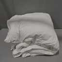 ELNIDO QUEEN® Feather Comforter Queen Size, Filled with Feather and Downfiber, All Season White Luxury Hotel Fluffy Bed Comforter, Ultra Soft 100% Cotton Duvet Insert, 90x90 Inch