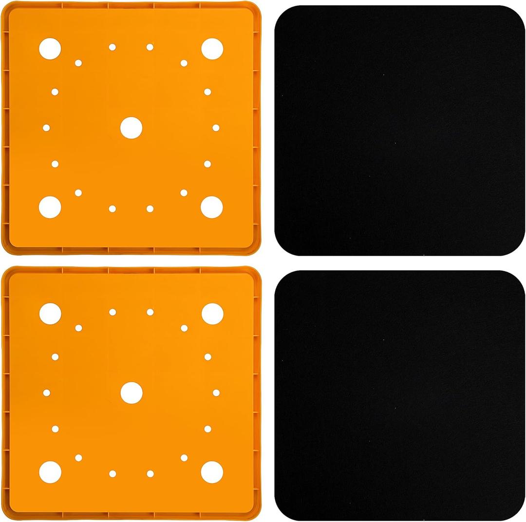 2 Pack 13" Square Planter Insert, Reusable Large Plant Pots Insert with Liner, Plastic Planter Pot Fillers for Indoor and Outdoor 16''-19'' Plants Containers