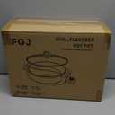 Hot Pot Electric Hot Pot with Divider, Large 6L Nonstick Dual-Sided Shabu Shabu Pot Dual-Flavor hotpot electric 1500W with Adjustable 5-Temperature Control Perfect for Family Dinners & Parties