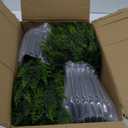 Artificial Cedar Tree - 2pcs Faux Shrub Plants, Hand Trimmed, UV Resistant, Low Maintenance, Suitable for Indoor and Outdoor Decoration (16.5 inches)