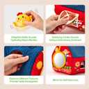 hahaland Baby Toys 6-12 Months - Surprise Barn Stuffed Farm Animals, Rattle, Crinkle, Mirror, Montessori Toys for 6 Month Old Sensory Balls 1-3, Baby Boy Gifts, Farm Plush Toys for Babies Travel Toy