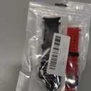 2 Pack Ocean Bands Compatible with Samsung Galaxy Watch Ultra 47mm (2025/2024) Women Men, Adjustable Breathable Silicone Strap for Galaxy Watch Ultra Bands (Black/Red)