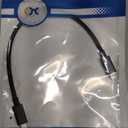 Cable Matters [Intel Certified] 80Gbps Thunderbolt 5 Cable with up to 120Gbps Bandwidth Boost and 240W Charging - 0.3m / 1ft, Compatible with Thunderbolt 4, USB4, and USB C, Black