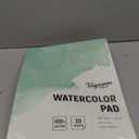 Fingraspuro Watercolor Paper Pad 9x12 Inch, 30 Sheets, 100% Cotton, Acid-Free, Cold Pressed, for Painting, Drawing, Art Journaling, Professional Artist Quality