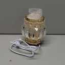 Wax Melt Warmer Wrought Iron Crystal Oil Burner for Home, Living Room, Bedroom, Kitchen, Office (Golden)