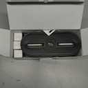 BOHOFAM Essential Oil Diffuser with Himalayan Salt lamp,Double Flame/Jellyfish 2 Mode Aroma Diffuser/Humidifier, Colorful Lights,4 * 10ML Hotel Collection Diffuser Oils Scents,for Home Bedroom(White)