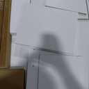 Lighted Makeup Vanity Desk, 35.4W x 15.7'D x 54H, White (with Lights and Mirror, Dimming Function, 2 Drawers and 1 Cabiniet, Open Shelves) by Boahaus