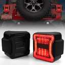 LED Tail Lights for Jeep Wrangler JK JKU 2007-2018, [DOT Approved] [Smoked Lens] [Plug n Play] Accessories