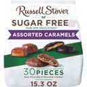 RUSSELL STOVER Sugar Free Assorted Caramels in Chocolate Candy, 15.3 oz. bag (EXP 01/01/26)