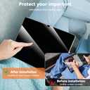 2 Pack Privacy Screen Protector for iPad Air 13 Inch M4/M3/M2, (2026/2025/2024, 8th/7th/6th Gen), Anti-Spy 9H Glass, Anti-Scratch, Bubbles Free, Easy Installation