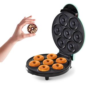 DASH Mini Donut Maker Machine for Kid-Friendly Breakfast, Snacks, Desserts & More with Non-stick Surface, Makes 7 Doughnuts - Aqua