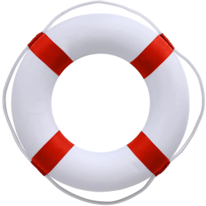 Pool Safety Life Preserver Throw Ring Buoy- Swim Foam Rings 18"