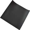 Non-Slip Rubber Pad Sheet with Adhesive Back, DIY Material for DIYSealing, Bumpers Furniture Protection and Support, Black (1/25" Thick, 12" X 12'')