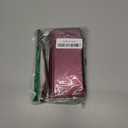 Defencase Compatible with Samsung Galaxy S21 Ultra Case Wallet with RFID Blocking Card Holder for Women, PU Leather Magnetic Snap Flip Zipper Strap Wallet Case Fit for Galaxy S21 Ultra 5G, Red