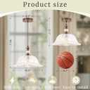 Vintage Pendant Light Fixtures for Kitchen Island Brass Gold 10.6" Glass Small Pendant Lights Adjustable Hanging Light for Hallway Porch Sink Table